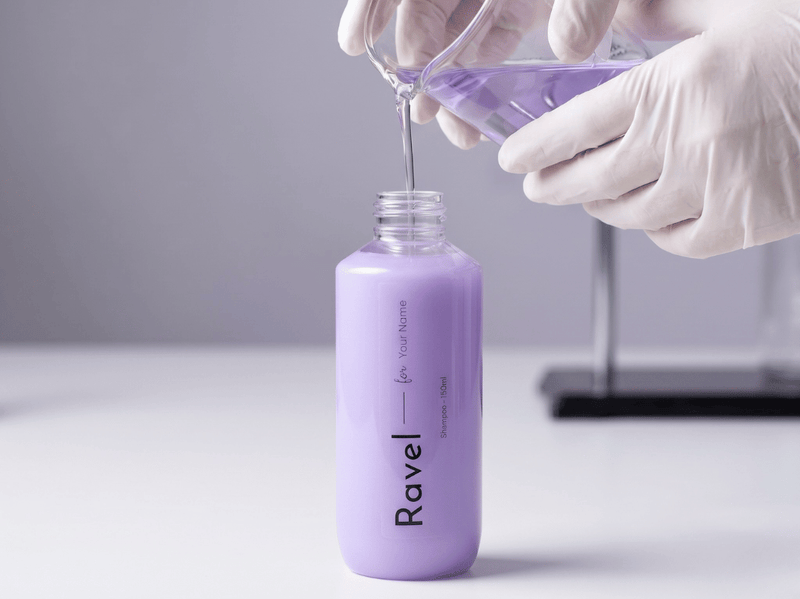 Formula being blended / lab
